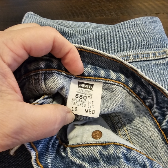 550 Vintage Levis, size 18, made in USA - Picture 4 of 4